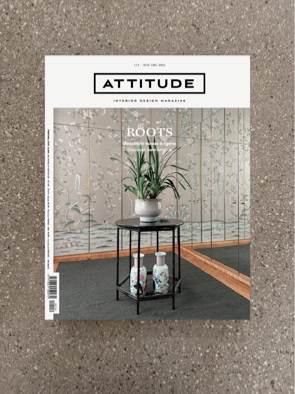 La copertina del magazine di architettura portoghese ATTITUDE con alcune pagine dedicate allo studio MIDE architetti e ai suoi progetti.