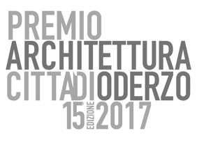 Logo in bianco e nero dell'importante premio di progettazione architettonica Città di Oderzo